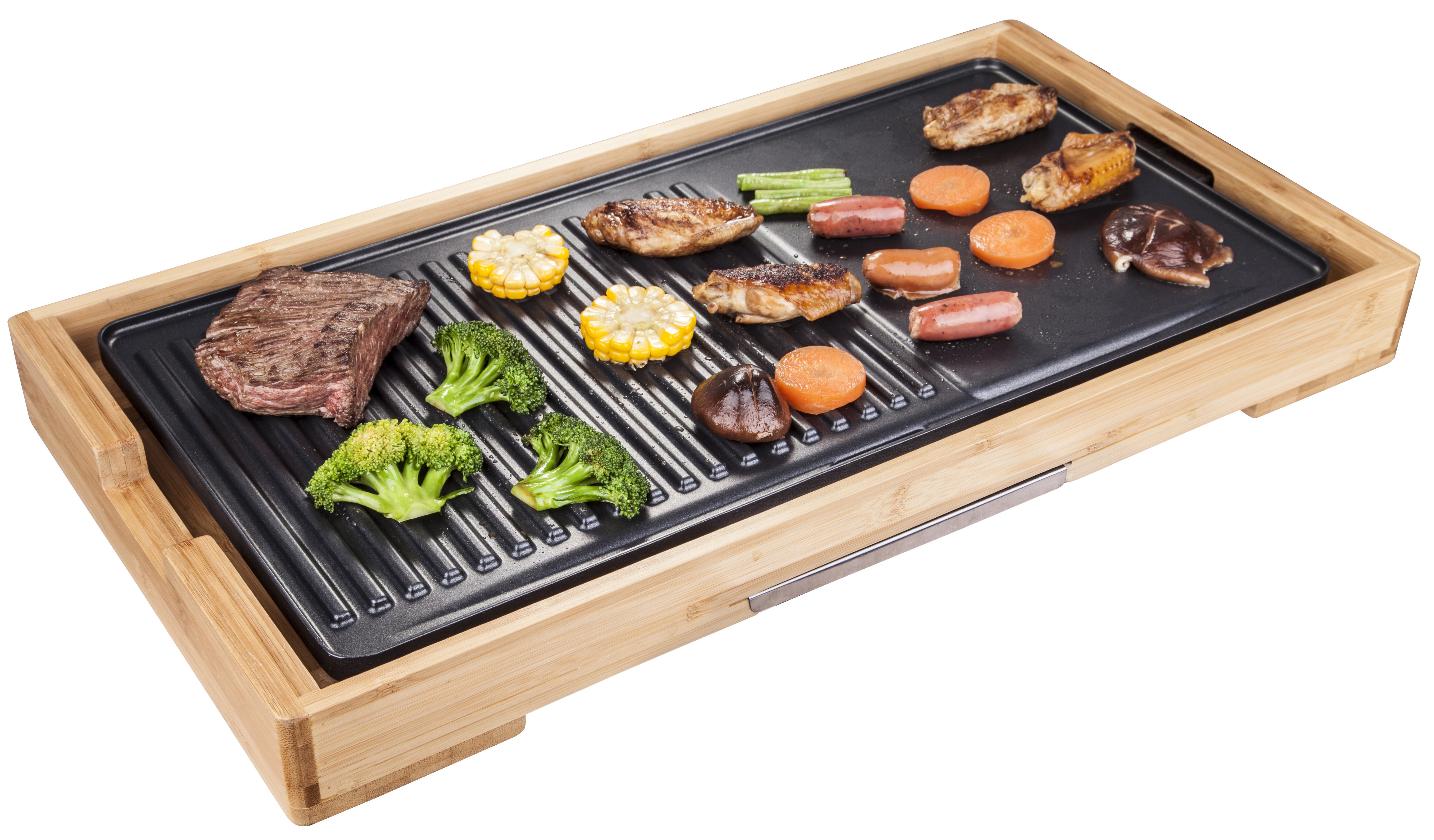 origo BC1305 Bamboo Electric Grill - ORIGIN