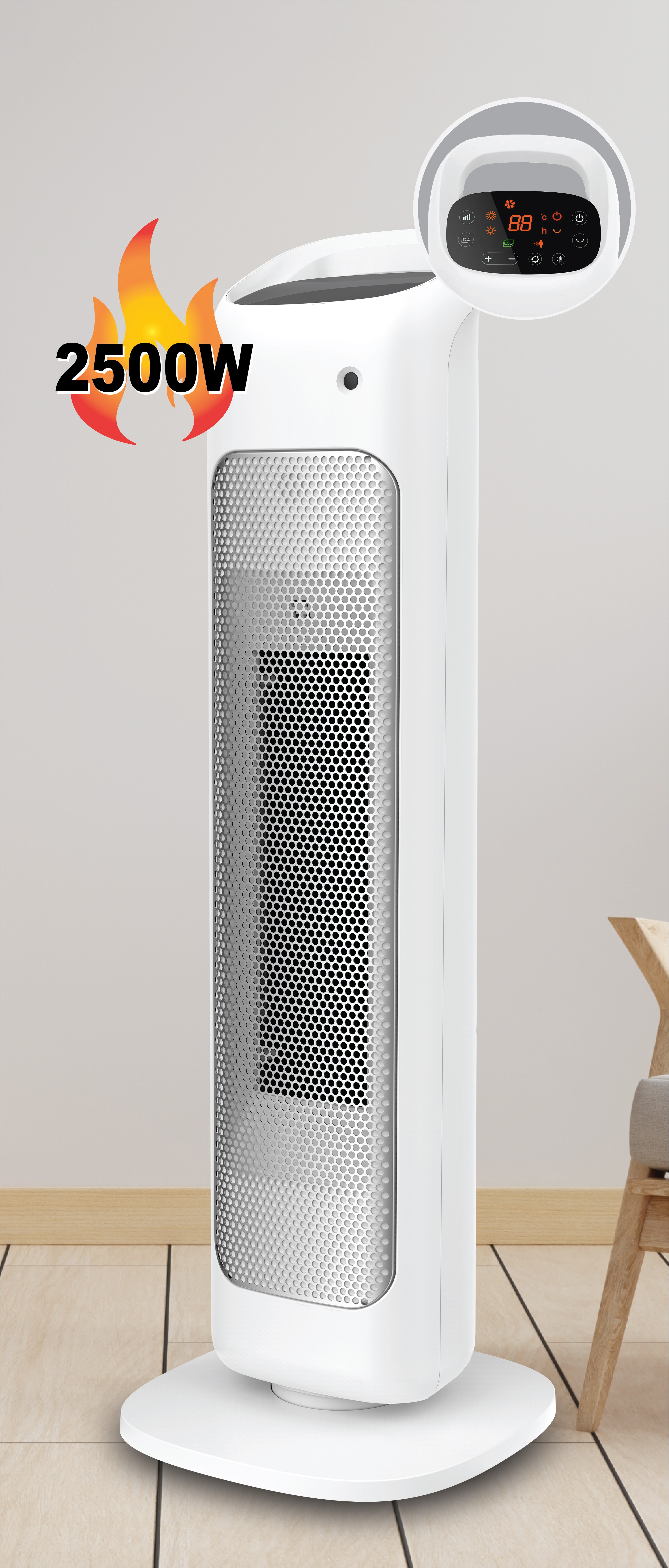 origo FH9903 PTC Ceramic Heater - 2500W - ORIGIN