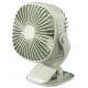 Batus DF2003G Cordless Desk Clip Fan - Green