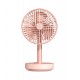 origo DF2007P Cordless Desk Fan - Pink