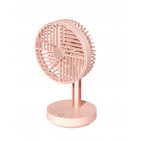 origo DF2007P Cordless Desk Fan - Pink