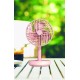 origo DF2007P Cordless Desk Fan - Pink