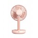 origo DF2007P Cordless Desk Fan - Pink