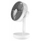 origo DF2007W Cordless Desk Fan - White