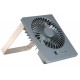 Batus UF101G  USB Rechargeable Fan- Grey