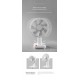 Batus HF507 Cordless Desk Fan