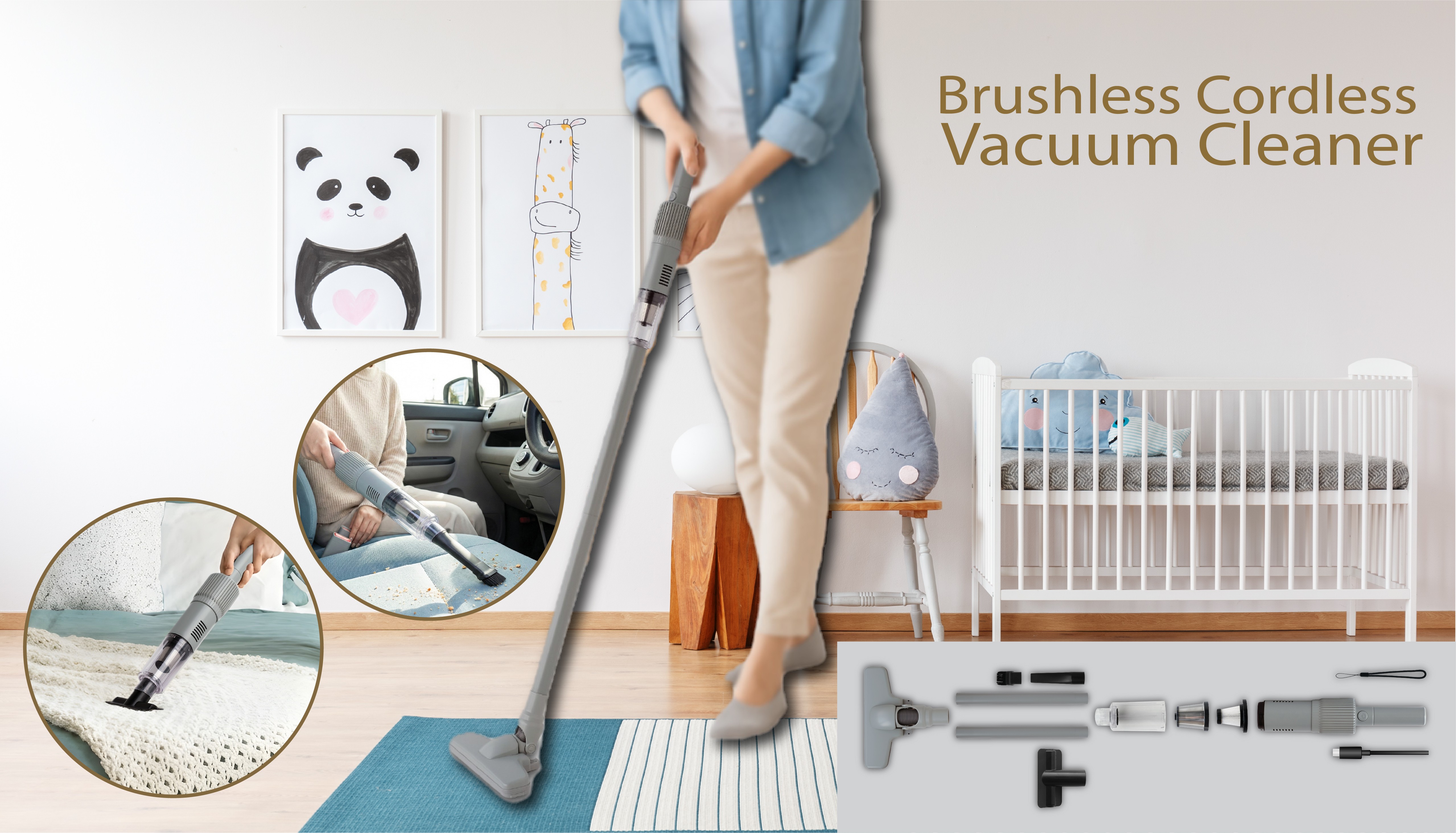 Batus VC6509 Cordless Brushless Vacuum Cleaner